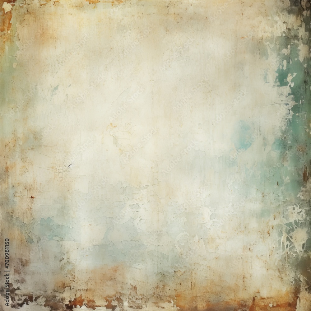 Generative AI image of vintage rustic aged shabby chic paper background