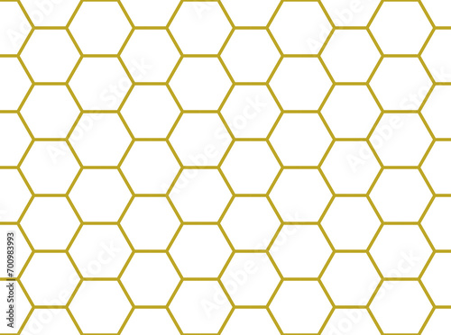 Seamless Honeycomb Shape Motifs Pattern, Beehive or Bee House Form, can use for Decoration, Ornate, Carpet Pattern, Fashion, Fabric, Textile, Tile, Mosaic, Wallpaper, Wrapping Cover, Background, etc.