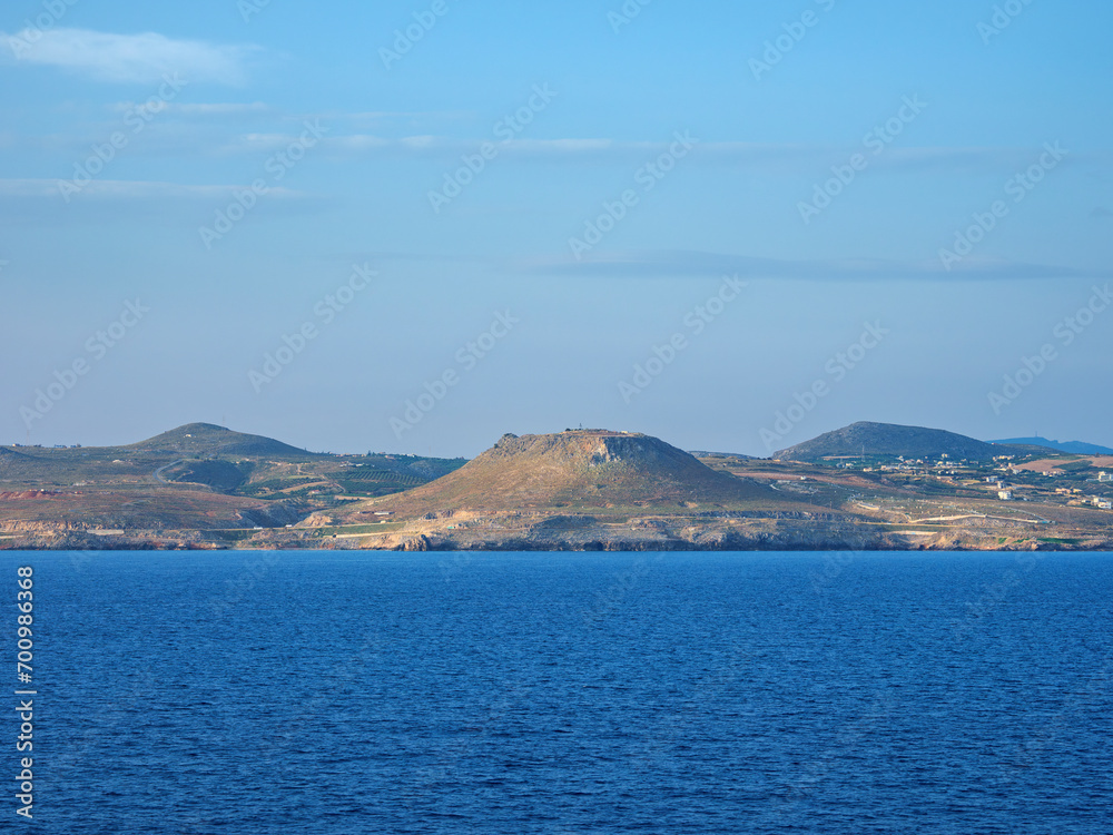 Coast of the island near Heraklion, Crete, Greece Coast of the island near Heraklion, Crete, Greece