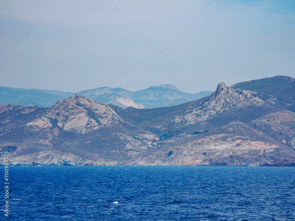 Coast of Naxos Island, Cyclades, Greece