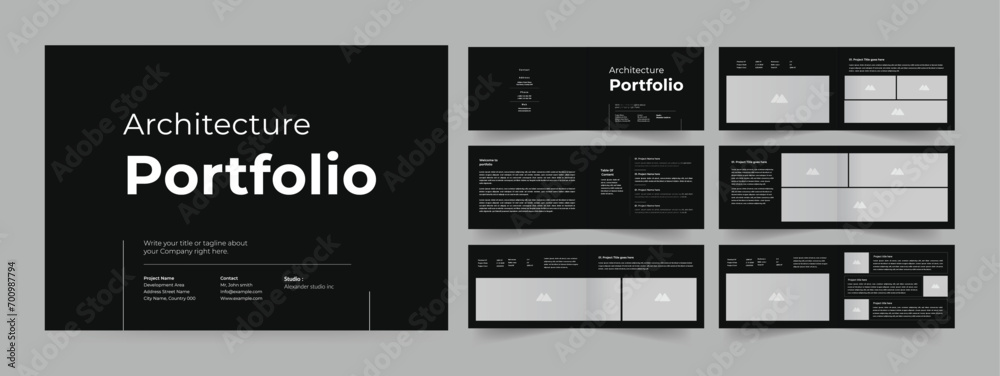 Architecture portfolio template Architecture portfolio template