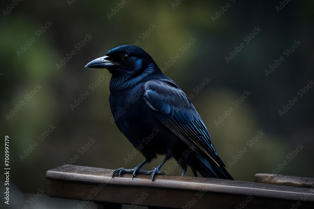 black raven in night black raven in night