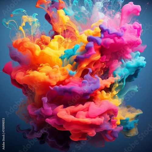 colorful background with bubbles