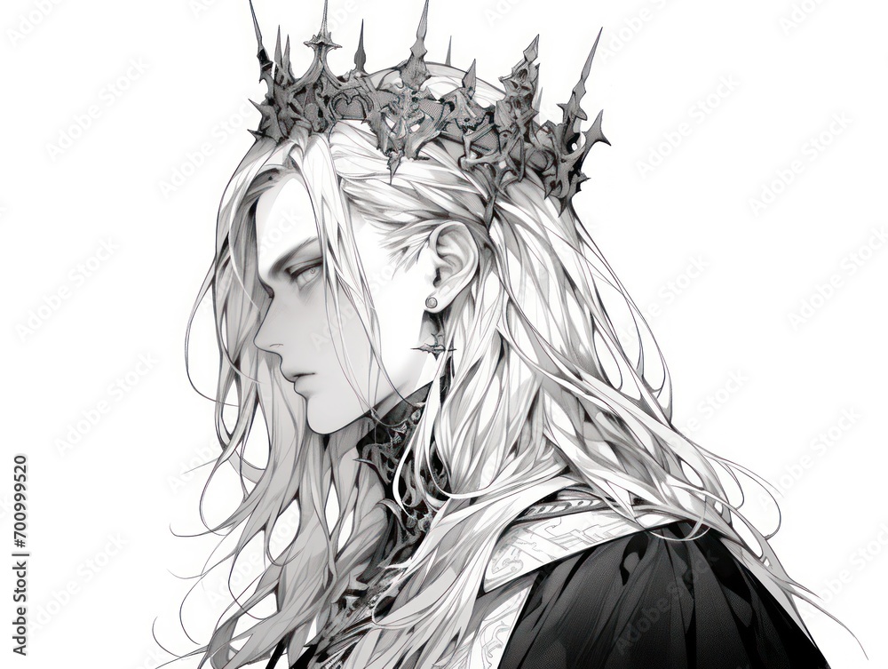 Fototapeta premium elven. Coloring Book, Coloring pages