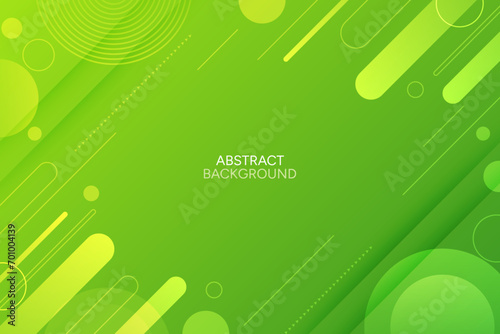 Green nature background with diagonal dynamic line and geometric shape for cover,banner ,poster, web,header.