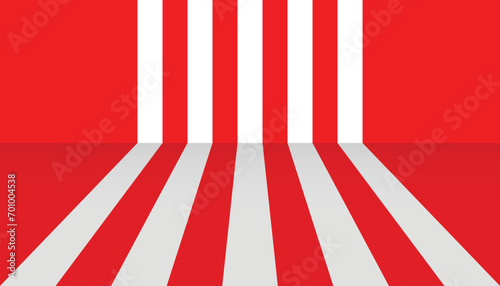 Simple Clean Background Design with Perspective Line.