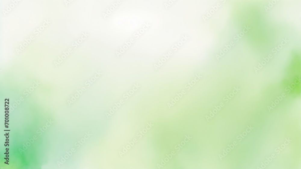 Obraz premium Green Pastel Watercolor Digital Paper Background