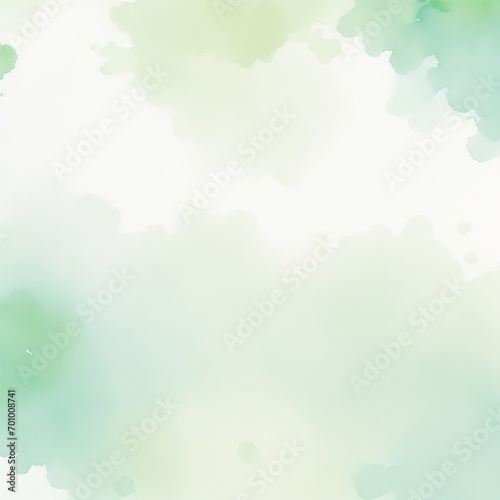 Green Pastel Watercolor Digital Paper Background