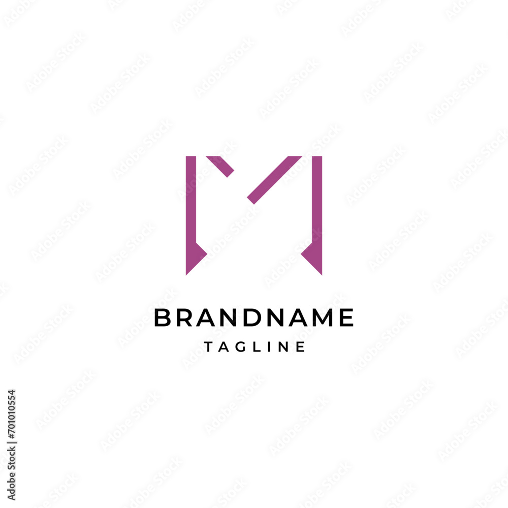 Brand name logo vector design illustration