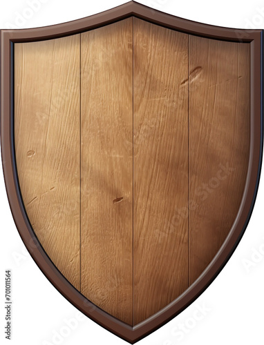 medieval wooden shield board