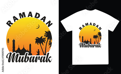  Ramadan Mubarak  Creative T-shirt Design