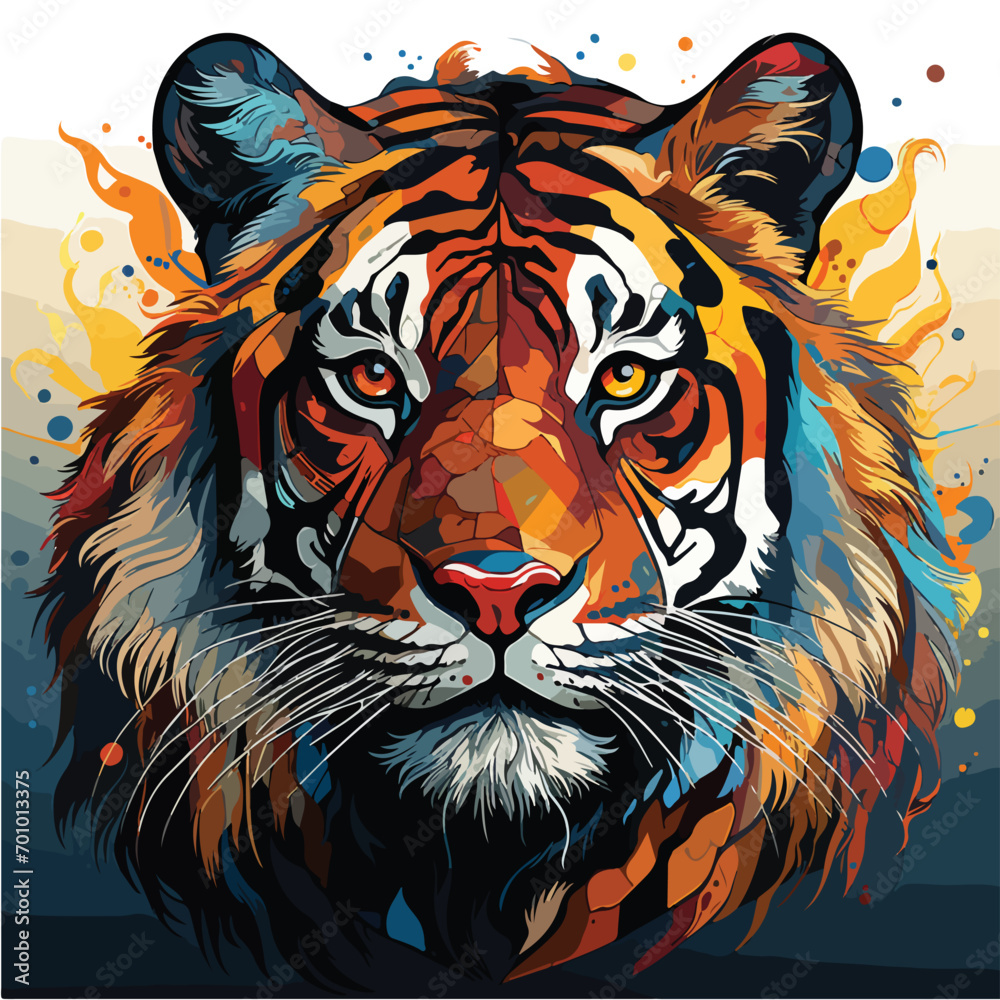tiger head vector illustration tiger head vector illustration