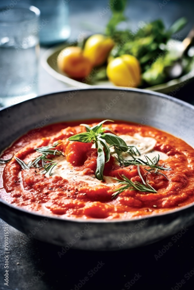 hot italian pomodoro sauce with steam hot italian pomodoro sauce with steam