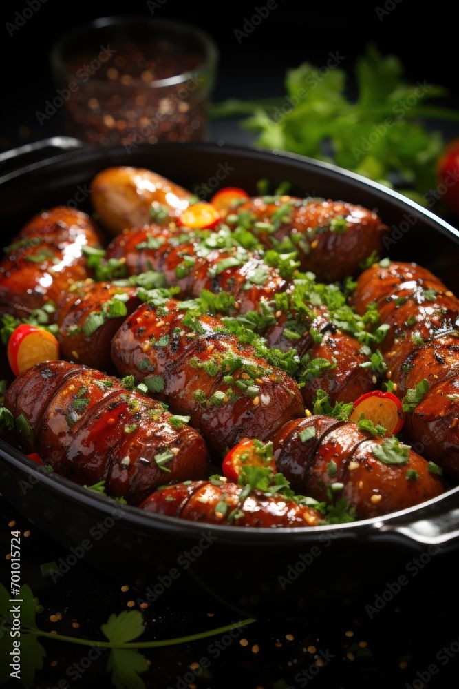 stewed sausages stewed sausages