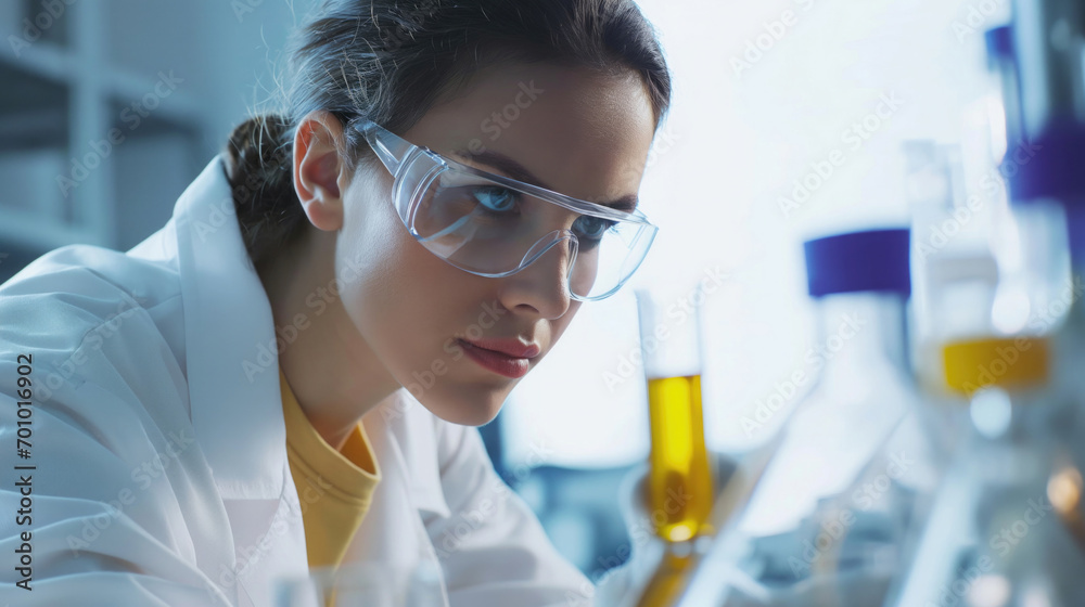 female scientist working in a laboratory female scientist working in a laboratory