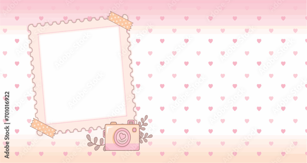 frame with cute background