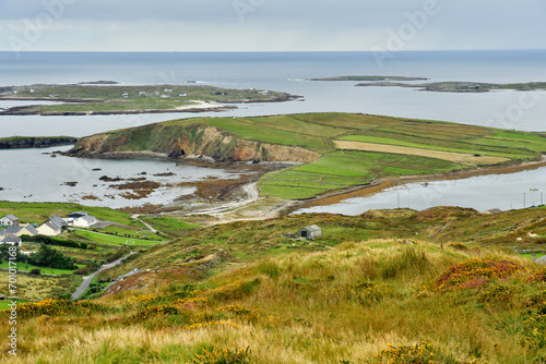 County of Galway; Ireland - september 13 2022 : the Sky Road