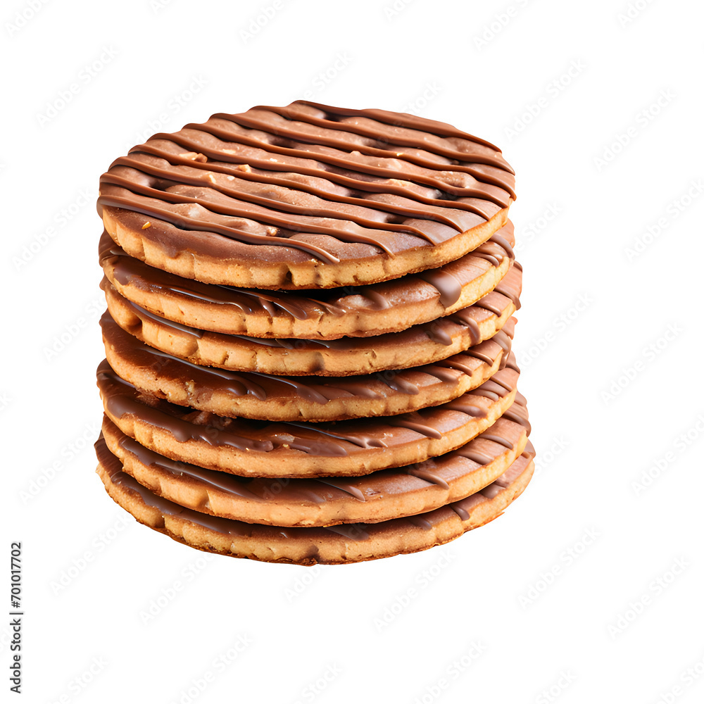 Chocolate cookies on a png background. Chocolate cookies on a png background.