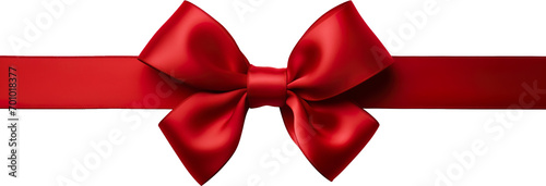 red bow and ribbon