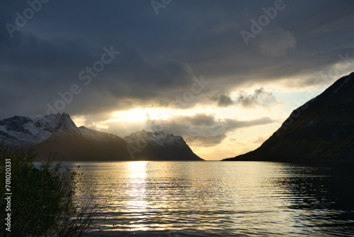 Norwegen Sonnenuntergang