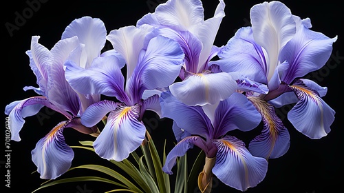 iris flower isolated on background. purple abstract flower isolated