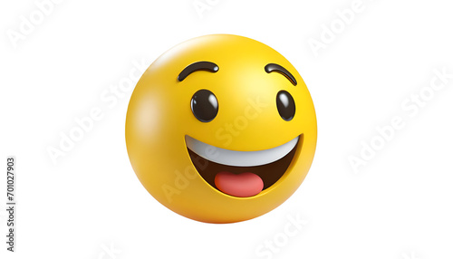 3d smiling emoji.