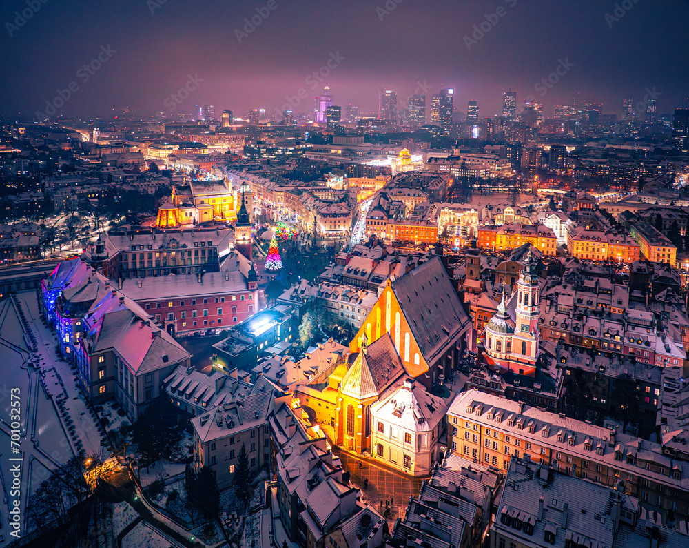 Świąteczna Starówka w Warszawie