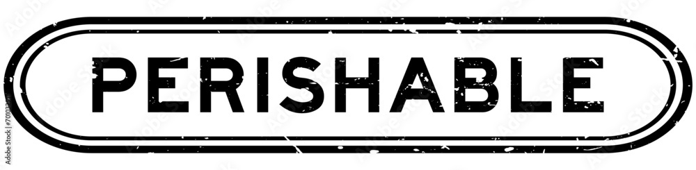 Grunge black perishable word rubber seal stamp on white background Grunge black perishable word rubber seal stamp on white background