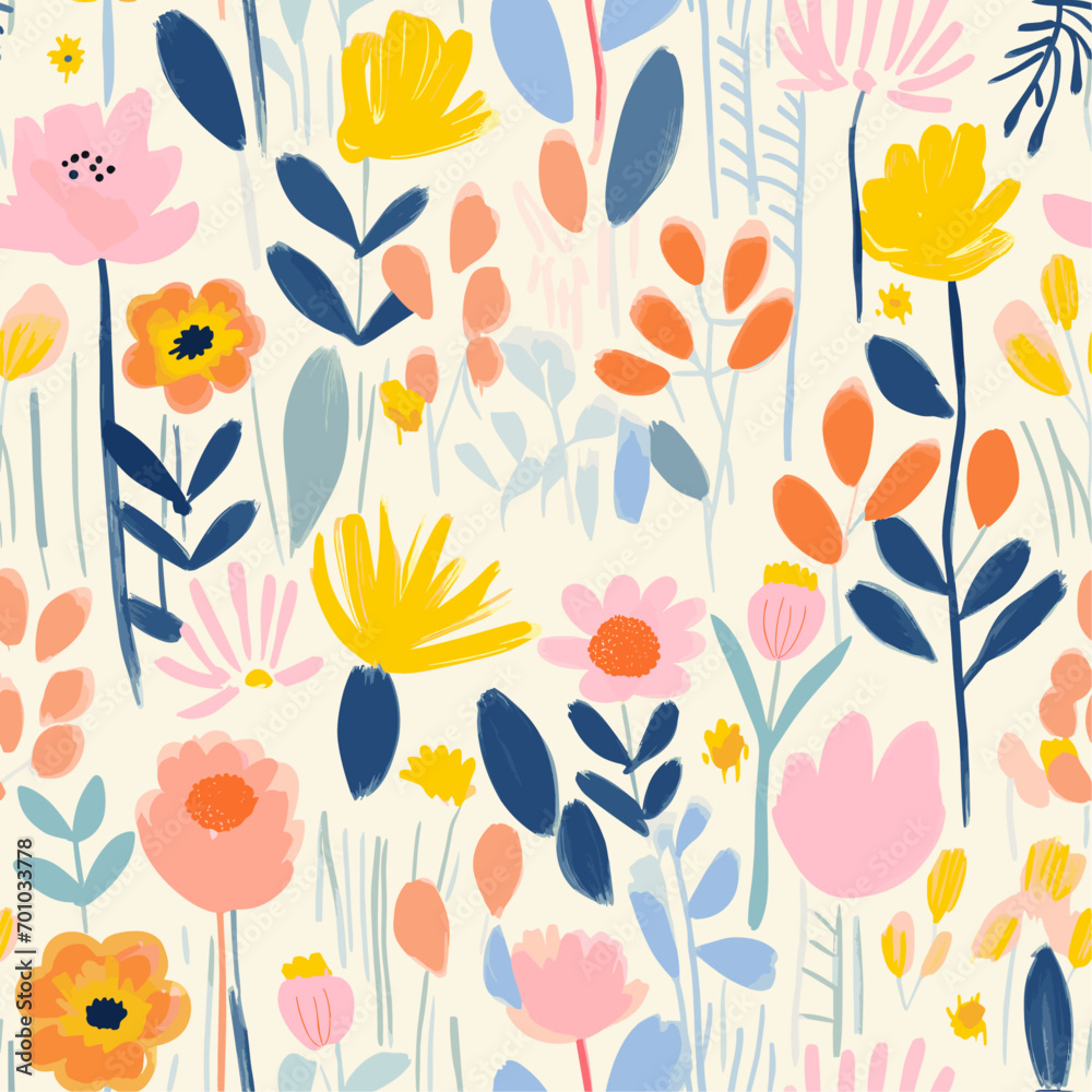 seamless pattern with flowers seamless pattern with flowers