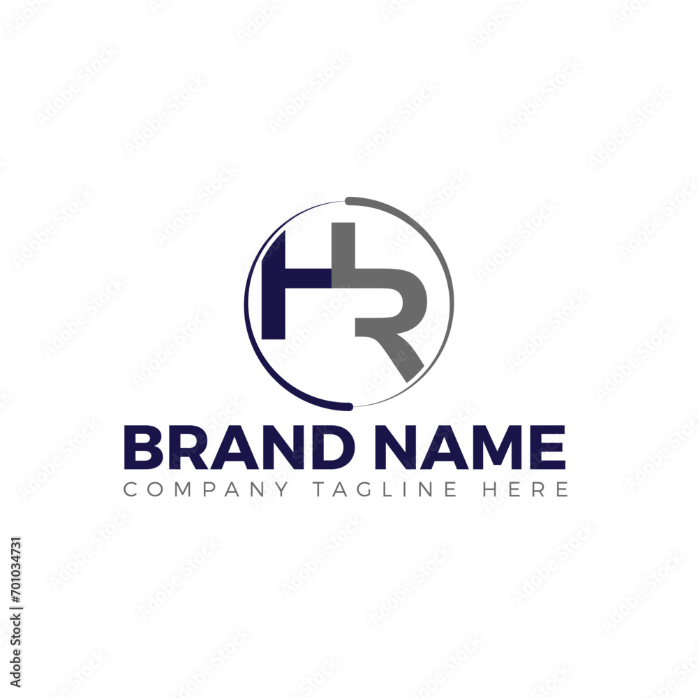 Free vector h r letter initial Logo Design template for corporate business identity. Free vector h r letter initial Logo Design template for corporate business identity.