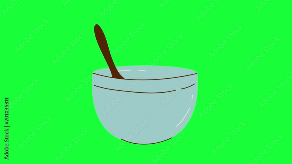 Animated mixing bowl podium icon background animated, logo symbol, social media, green screen Animated mixing bowl podium icon background animated, logo symbol, social media, green screen