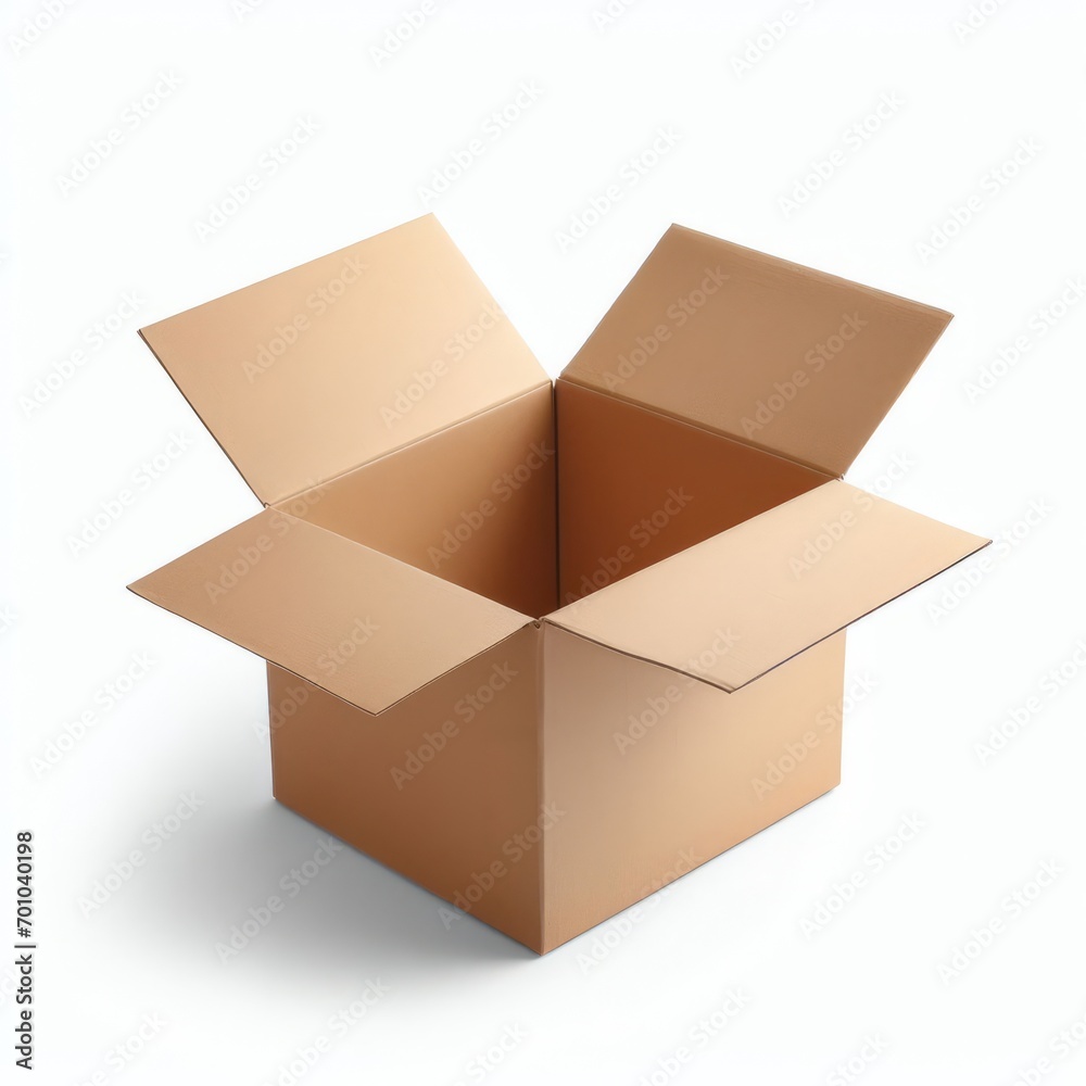 cardboard box isolated on white cardboard box isolated on white