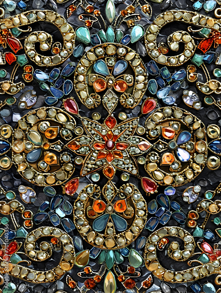stained glass window in a church  ,Ai generative