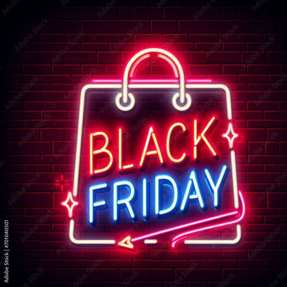 Fototapeta premium black friday