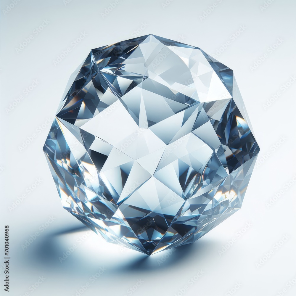 diamond on white background