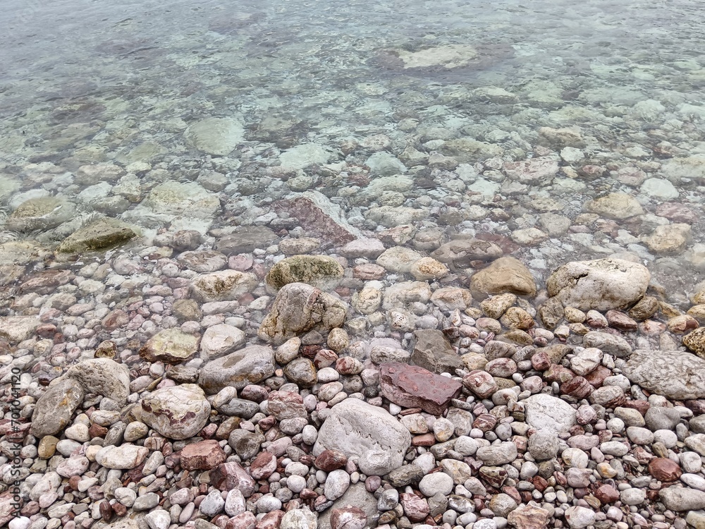 stones in water