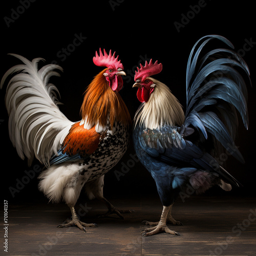 Two roosters © ding