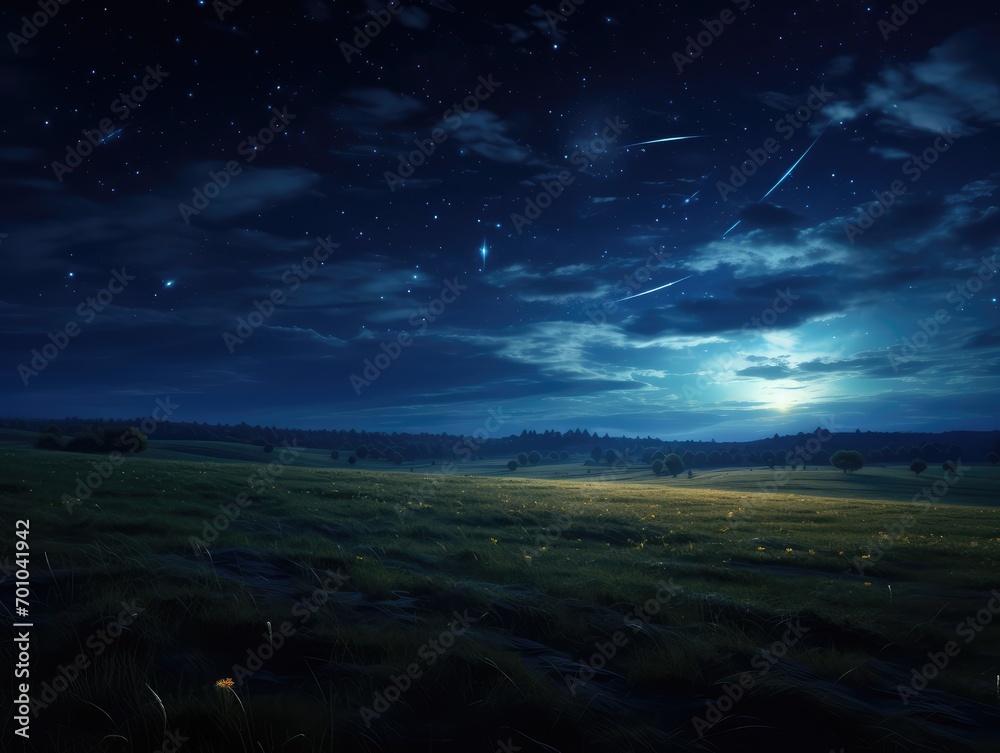 starry night sky