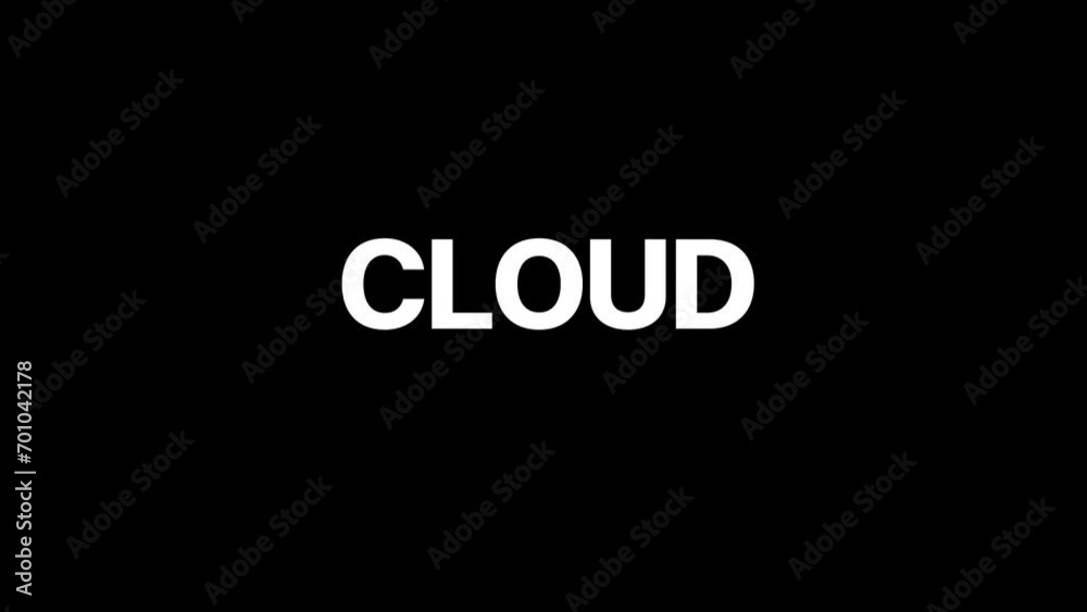 text animation title cloud transaparent background text animation title cloud transaparent background