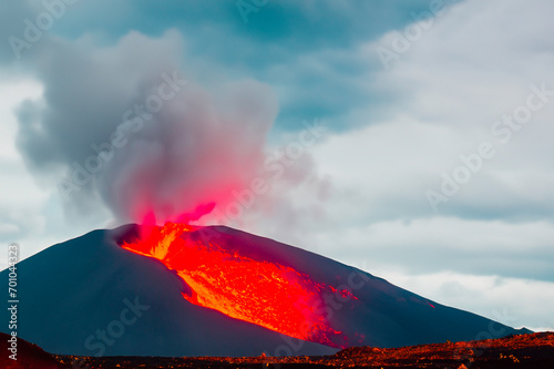 Eruzione di vulcano 2