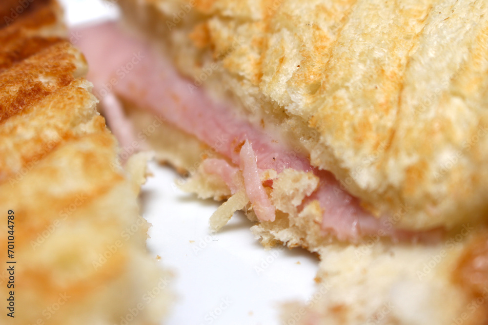 cheese and ham sandwich. sandwich details. bread with ham and cheese. sandwich with selective focus. cheese and ham sandwich. sandwich details. bread with ham and cheese. sandwich with selective focus.