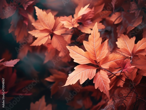 red maple leaves © faiz