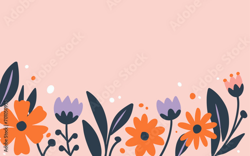 Valentine's day, women's day, spring abstract background poster with copy space. Good for postcards, email header, wallpaper, banner, events, covers, advertising, and more.