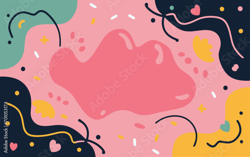 Valentine's day, women's day, spring abstract background poster with copy space. Good for postcards, email header, wallpaper, banner, events, covers, advertising, and more.