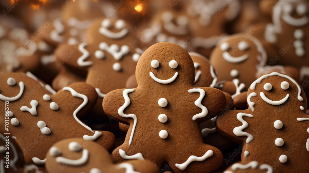 Gingerbread cookies are used as gifts at Christmas and New Year's festivals.