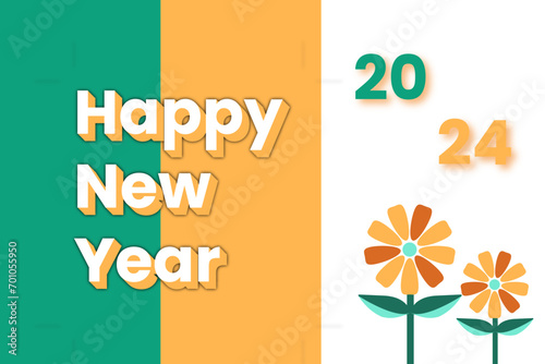 tamplate new year 2024