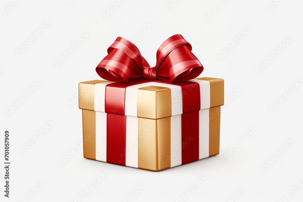 Obraz premium gift box isolated on white background