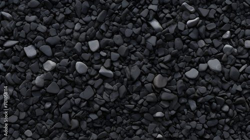 black round pebble texture, small dark gravel, round little stone background texture, volcano rock, smooth stones,  © GrafitiRex