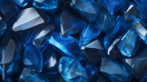 blue saphire crystal, beautiful jewels for jewelry and luxury product, cyan diamond and colored glass
