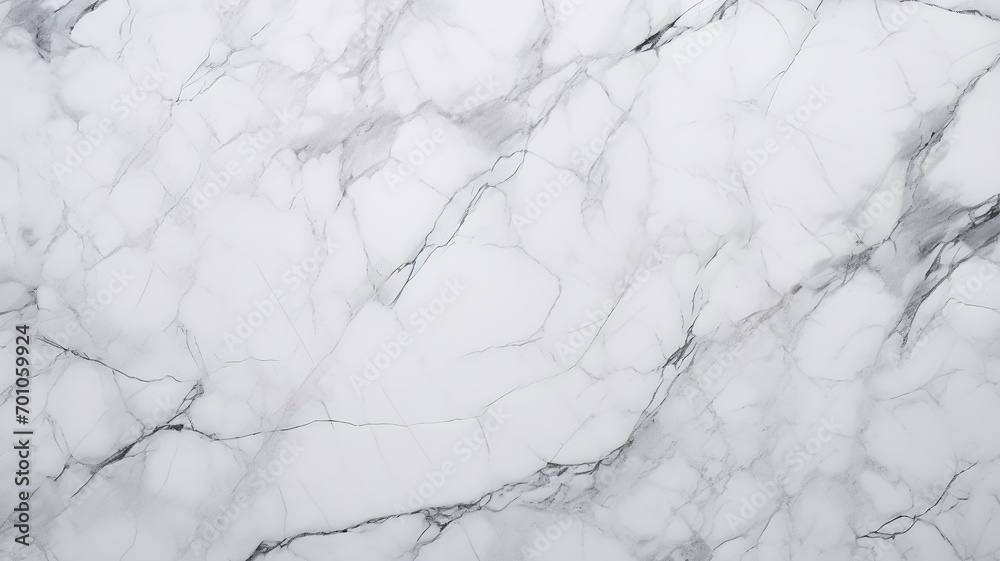 white marble texture with grey pattern, thin cracks, pale precious stone texture, marble floor and walls, swirls and waves details in the luxurious stone - obrazy, fototapety, plakaty 